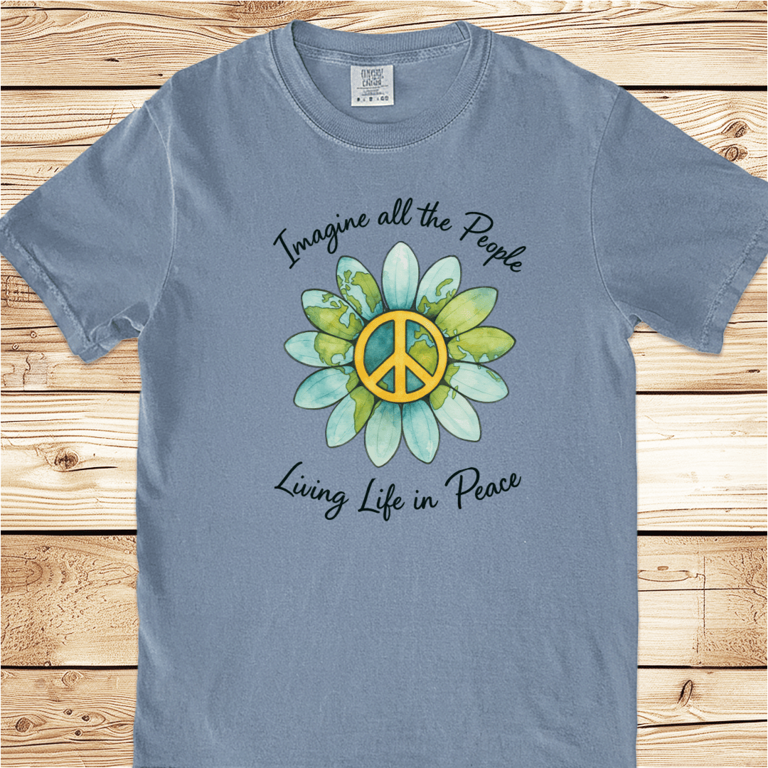 Imagine All The People Relaxed Fit Tee - Ramblin Road