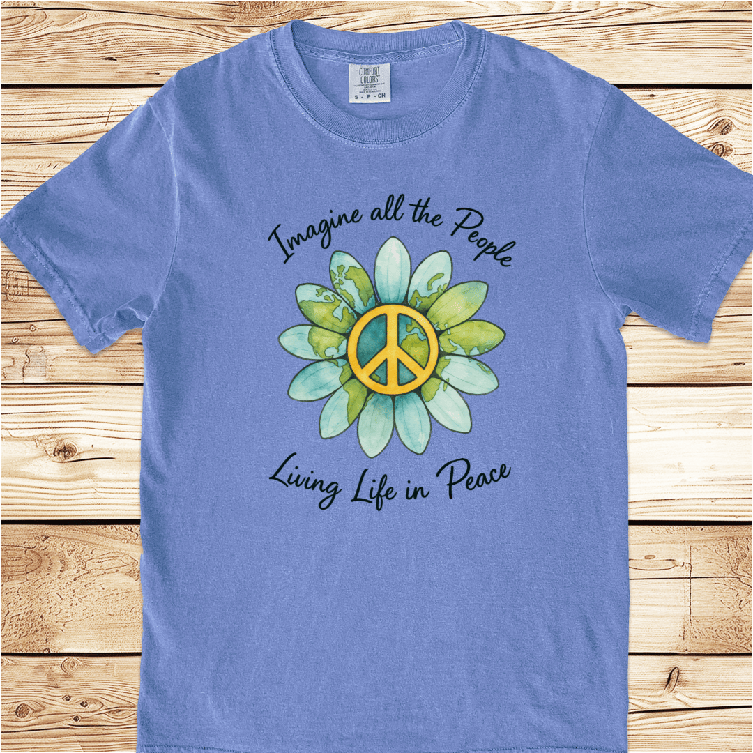 Imagine All The People Relaxed Fit Tee - Ramblin Road