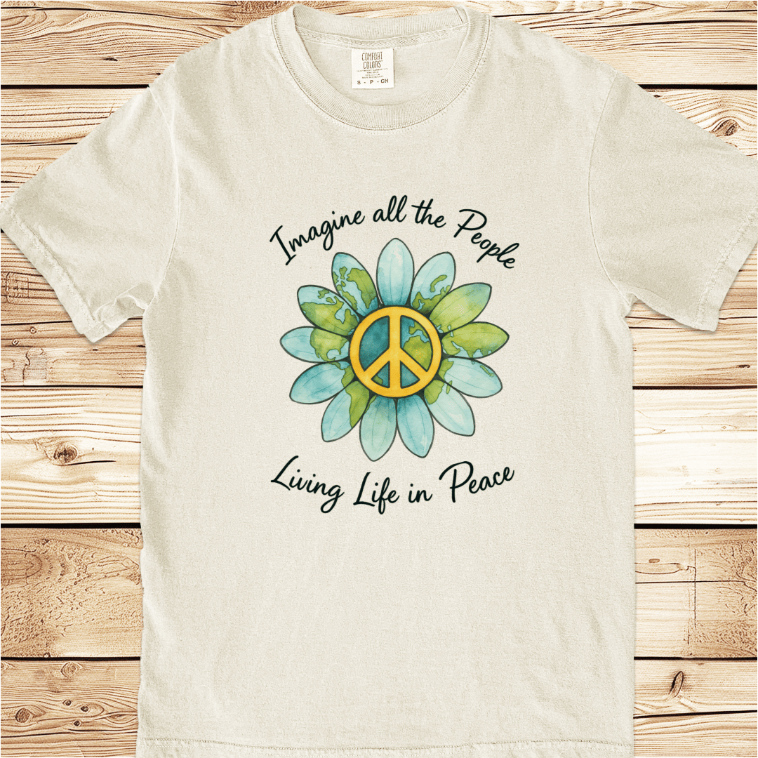 Imagine All The People Relaxed Fit Tee - Ramblin Road
