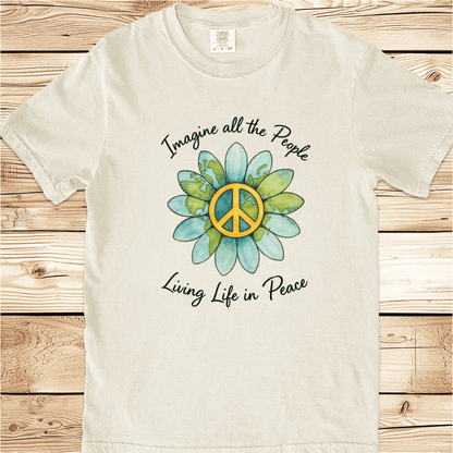 Imagine All The People Relaxed Fit Tee - Ramblin Road