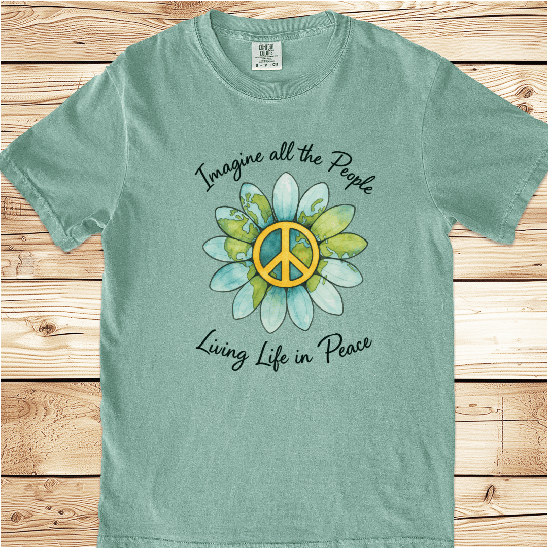 Imagine All The People Relaxed Fit Tee - Ramblin Road