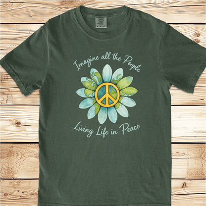Imagine All The People Relaxed Fit Tee - Ramblin Road