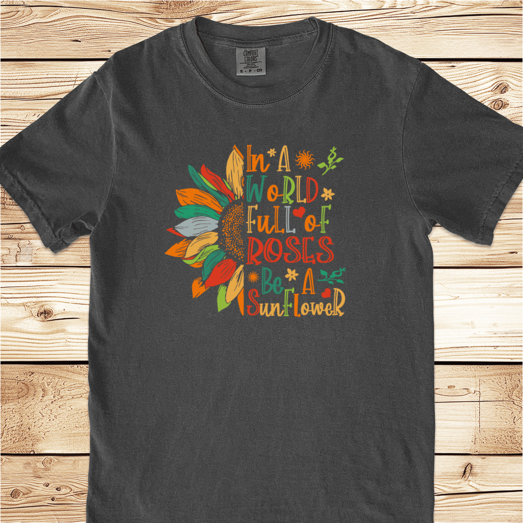 Be A Sunflower Relaxed Fit Tee - Ramblin Road
