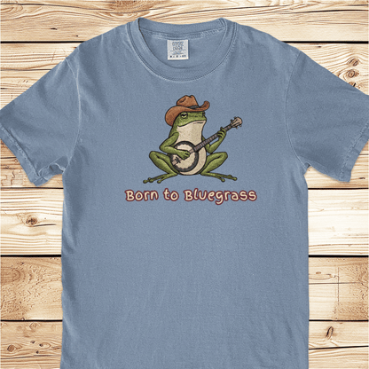 Bluegrass Frog and Banjo Relaxed Fit Tee - Ramblin Road