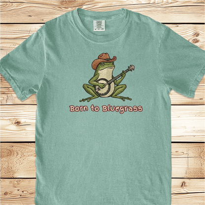 Bluegrass Frog and Banjo Relaxed Fit Tee - Ramblin Road
