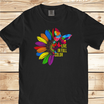 Live In Full Color Relaxed Fit Tee - Ramblin Road