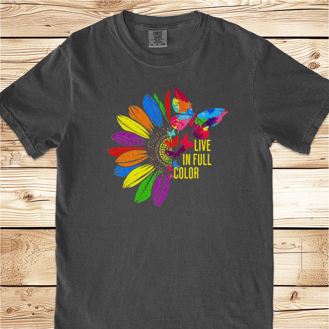 Live In Full Color Relaxed Fit Tee - Ramblin Road