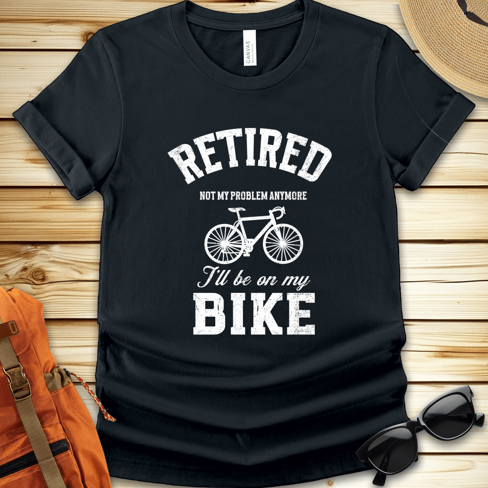 Retired On My Bike Tshirt