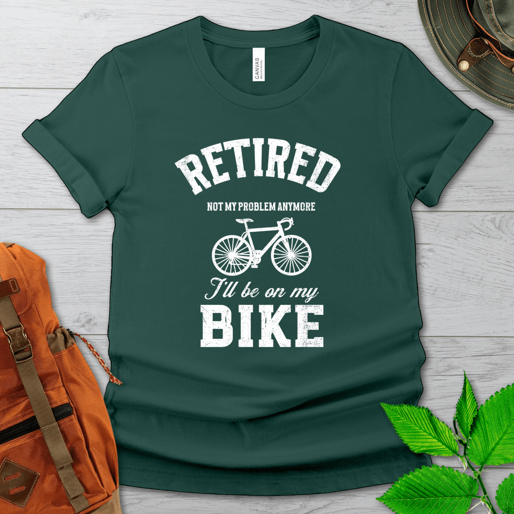 Retired On My Bike Tshirt