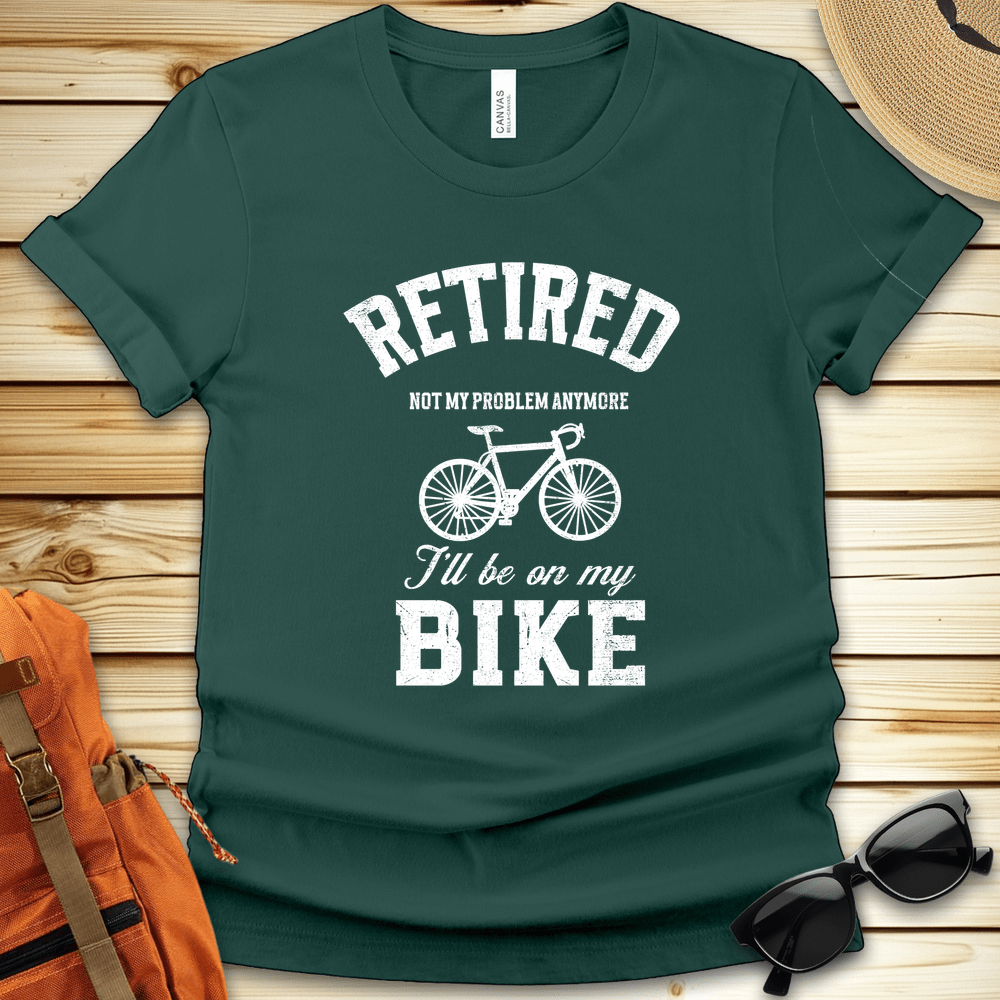 Retired On My Bike Tshirt