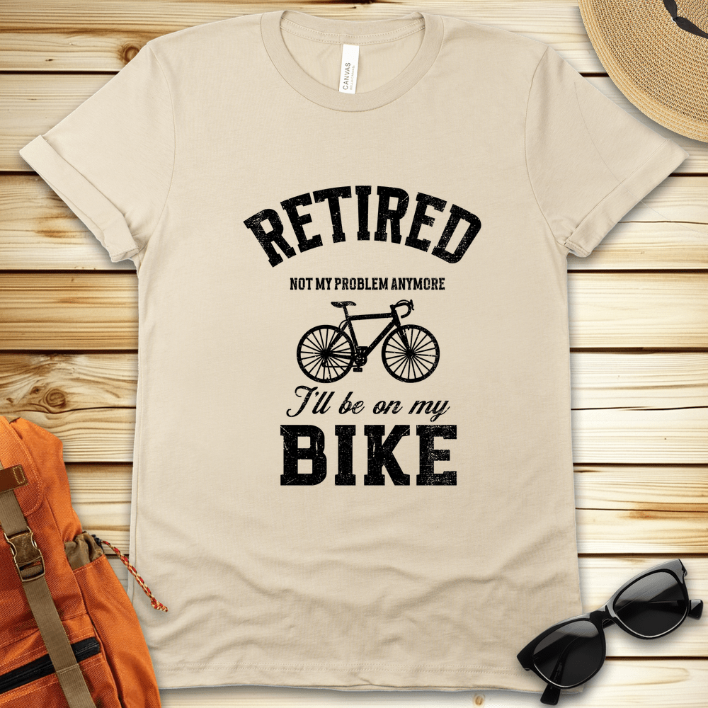 Retired On My Bike Tshirt