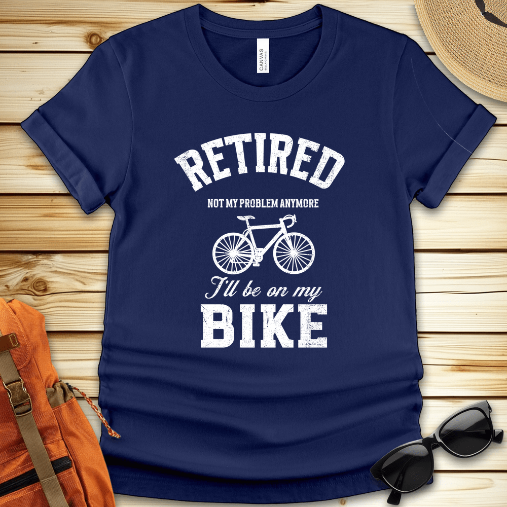 Retired On My Bike Tshirt