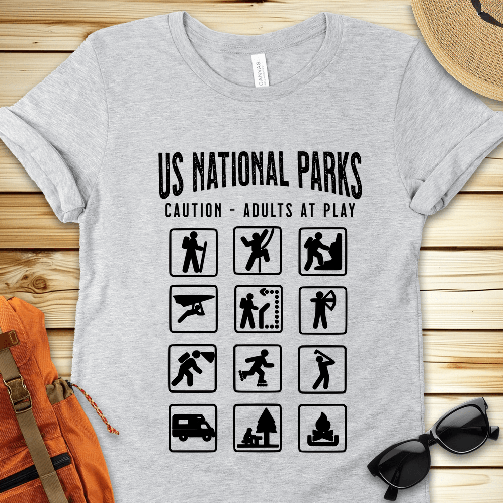 National Parks Adults At Play Tshirt