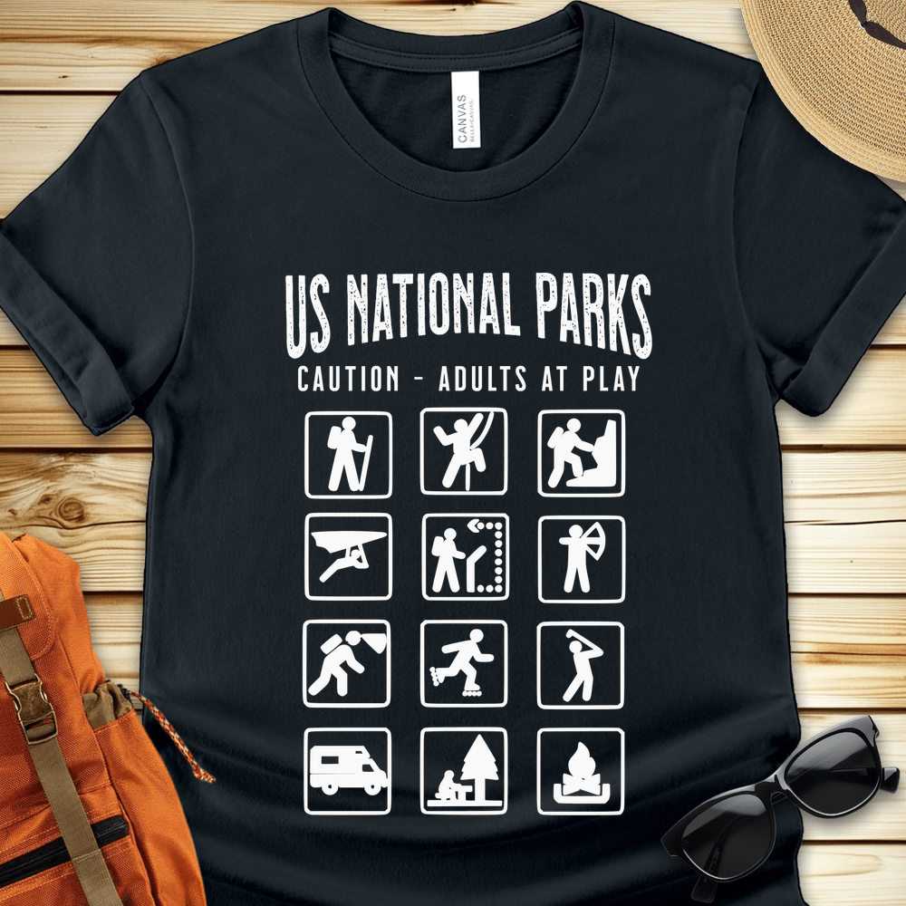 National Parks Adults At Play Tshirt