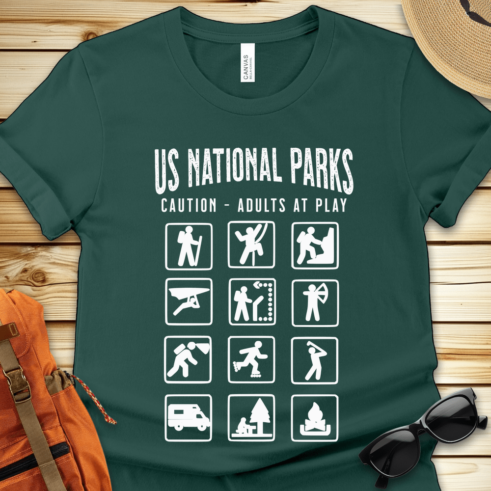 National Parks Adults At Play Tshirt