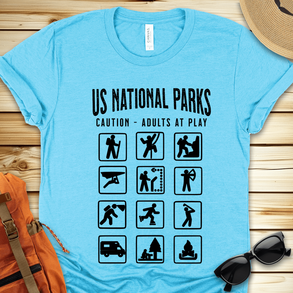 National Parks Adults At Play Tshirt