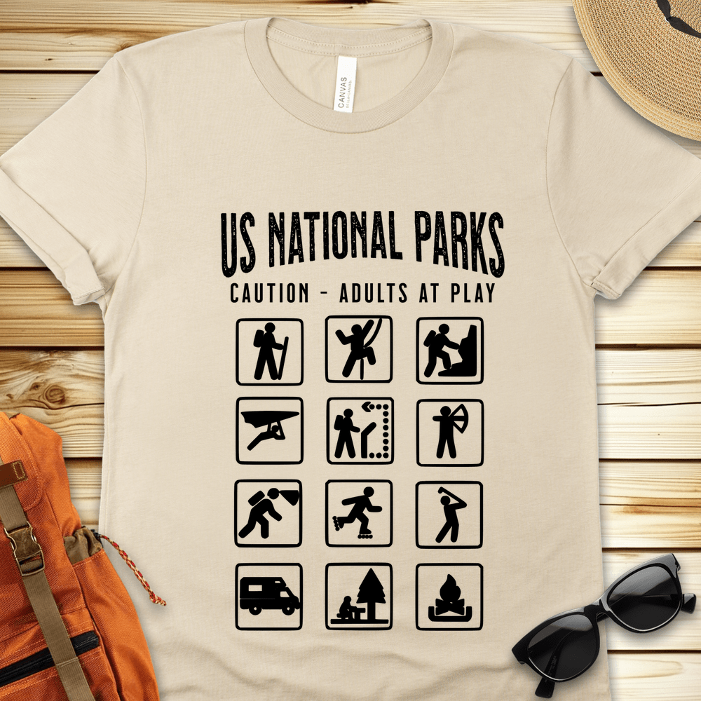 National Parks Adults At Play Tshirt