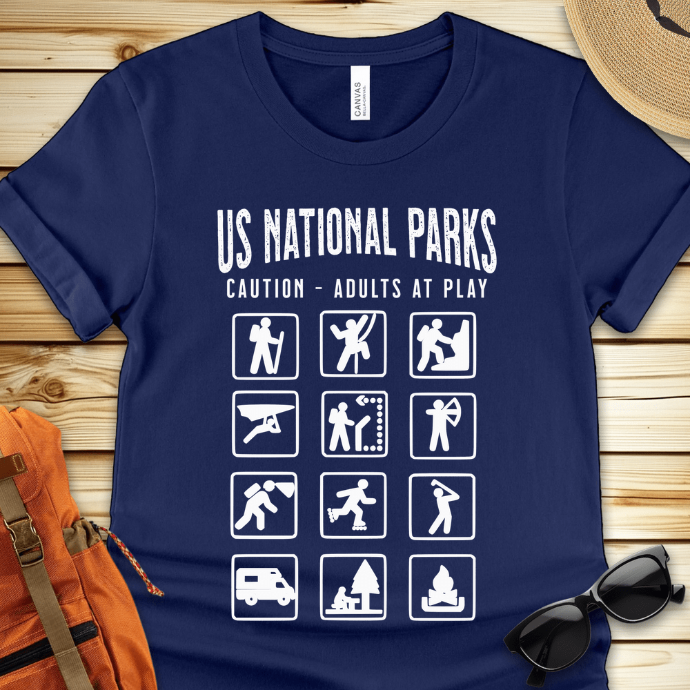 National Parks Adults At Play Tshirt