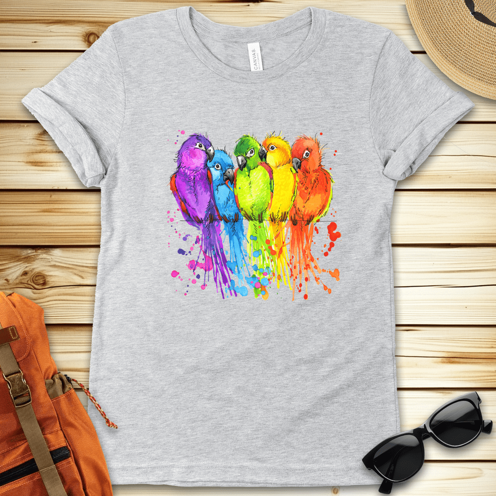 Colorful Birds Tshirt