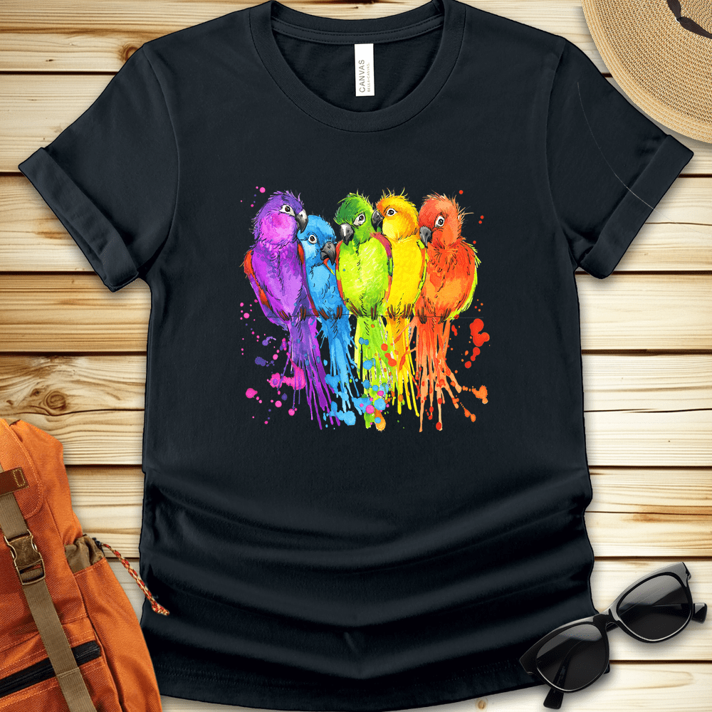 Colorful Birds Tshirt