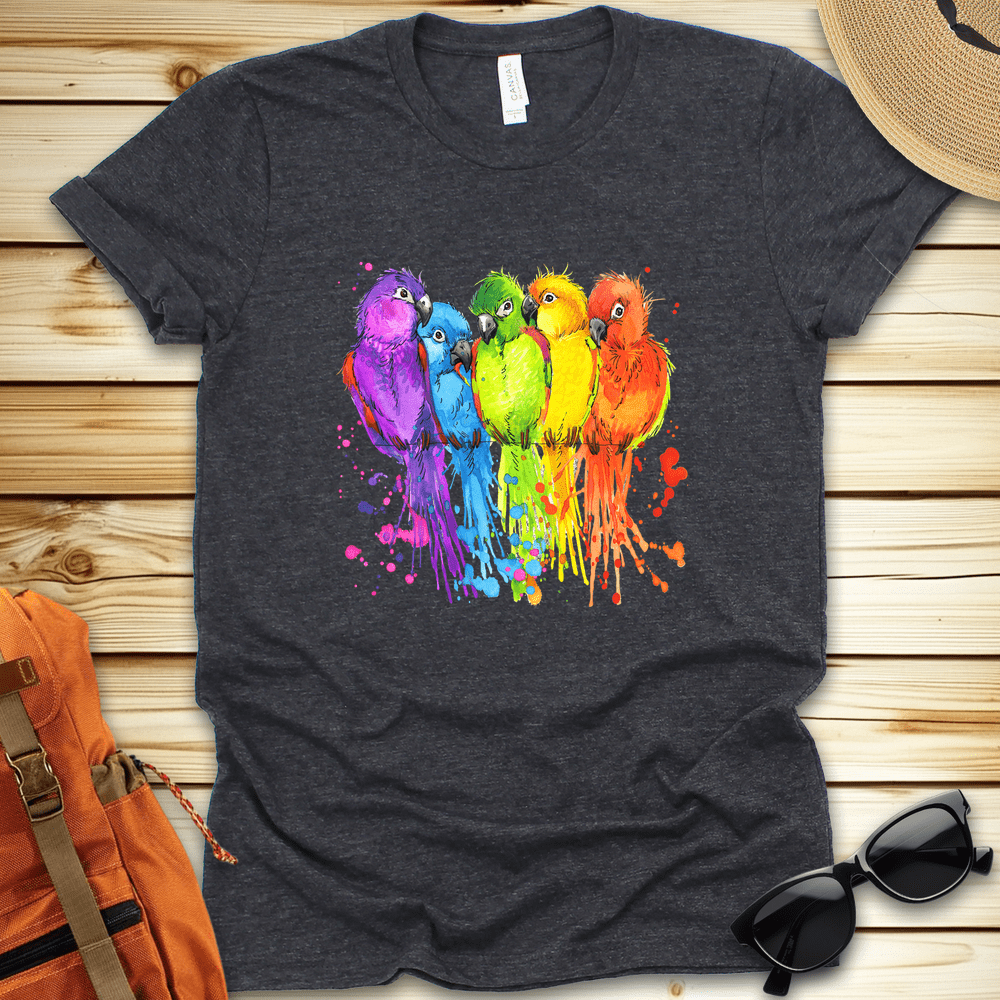 Colorful Birds Tshirt