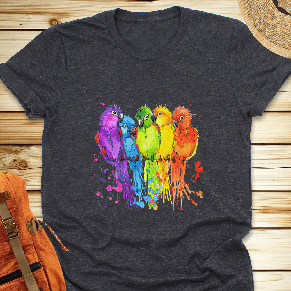 Colorful Birds Tshirt