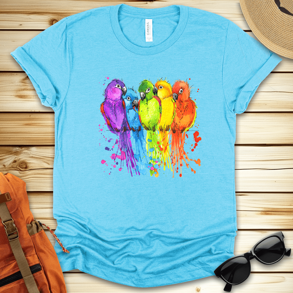 Colorful Birds Tshirt