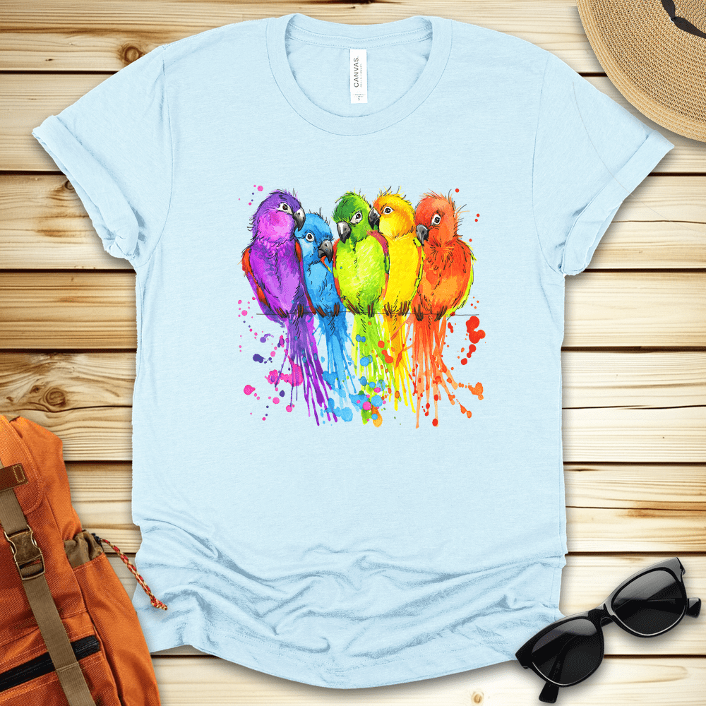 Colorful Birds Tshirt