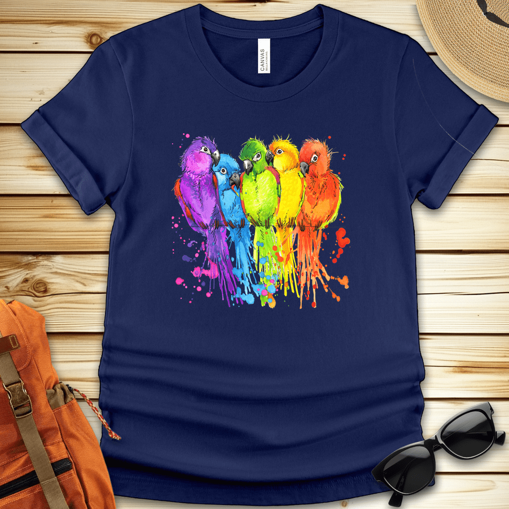 Colorful Birds Tshirt