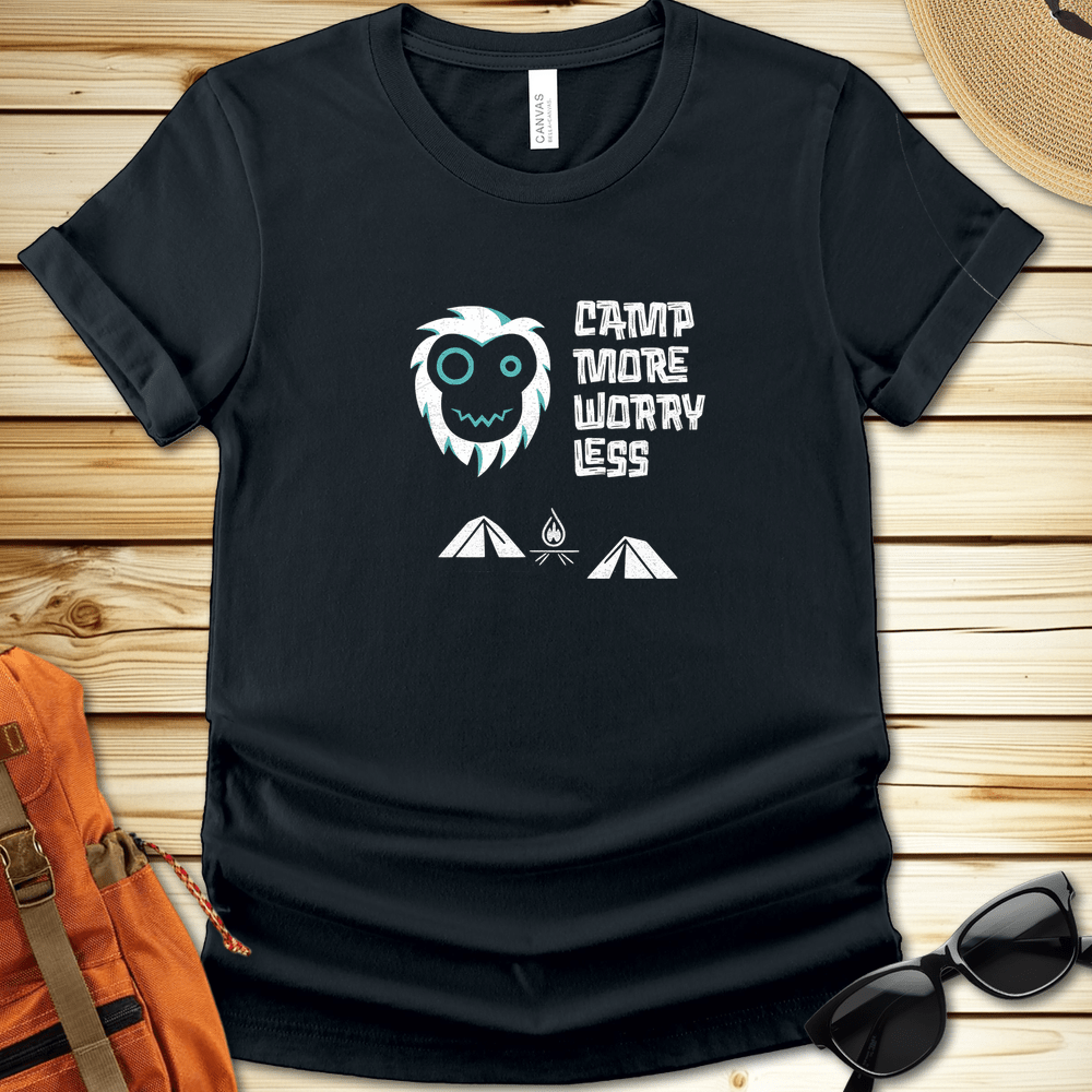 Yeti Camp More Worry Less Tshirt