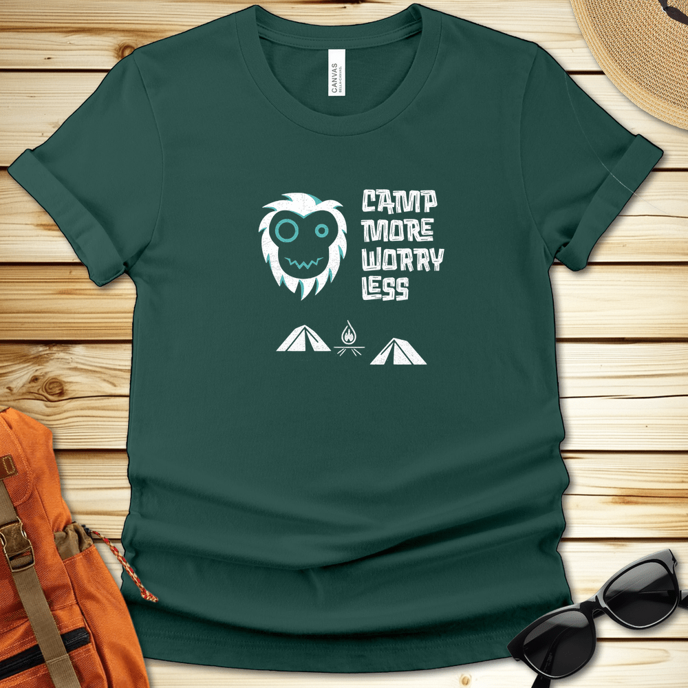 Yeti Camp More Worry Less Tshirt