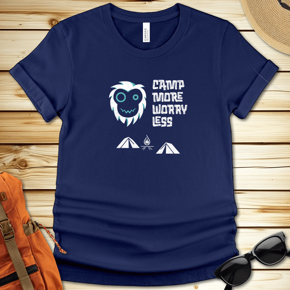 Yeti Camp More Worry Less Tshirt