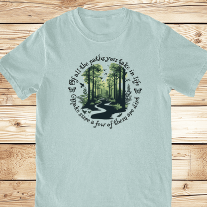 Scenic Dirt Path Relaxed Fit Tee - Ramblin Road