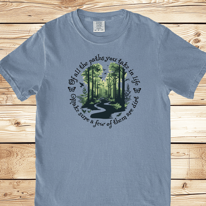 Scenic Dirt Path Relaxed Fit Tee - Ramblin Road