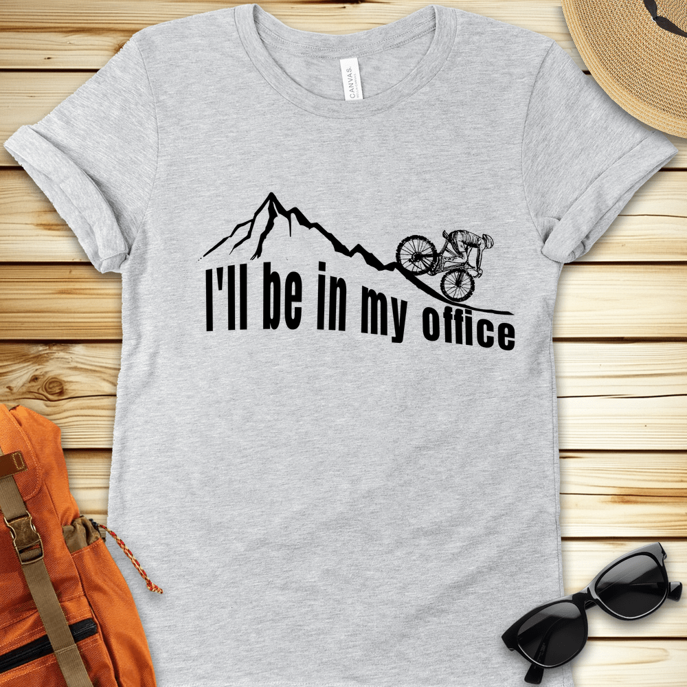 I'll Be In My Office Cyclist Tshirt