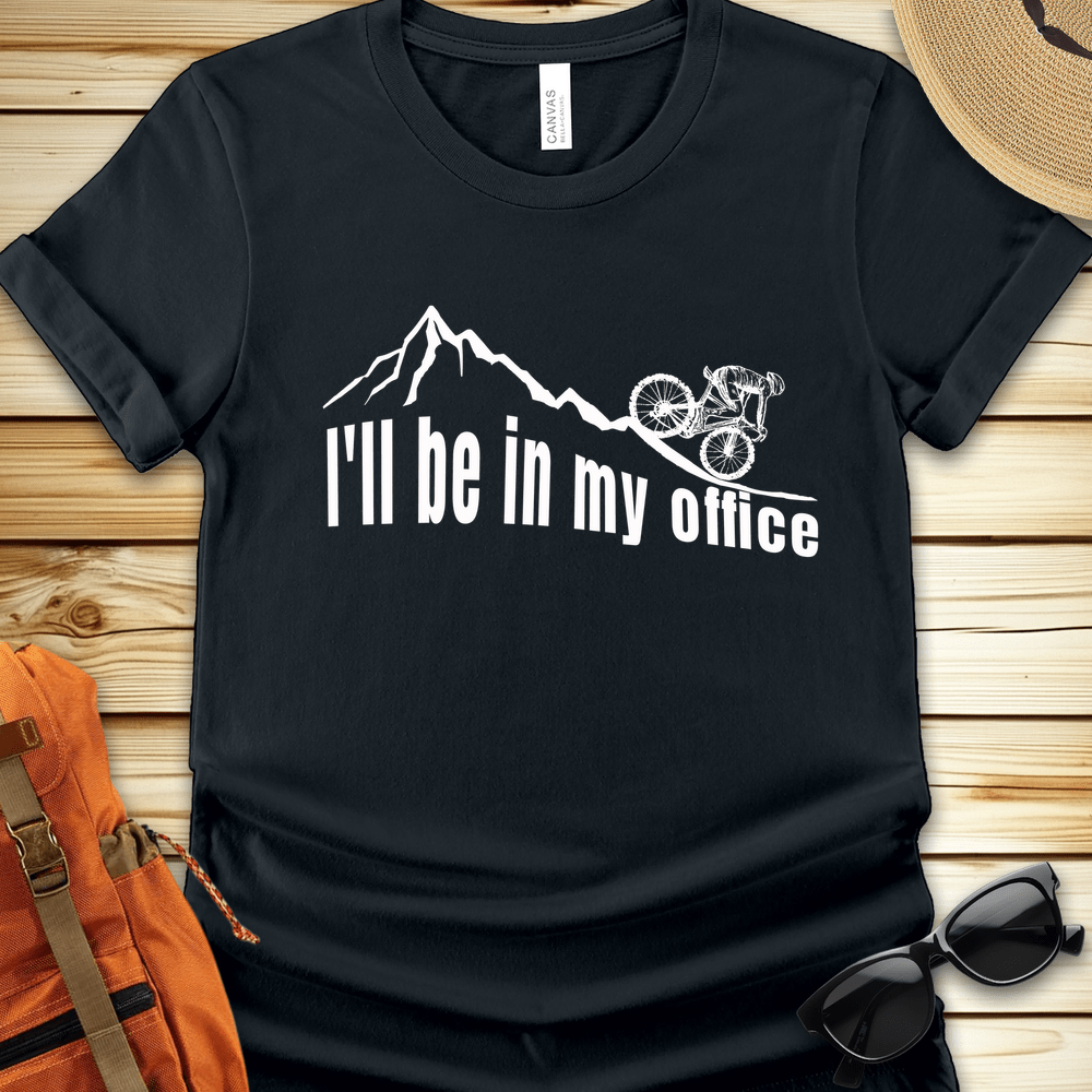 I'll Be In My Office Cyclist Tshirt