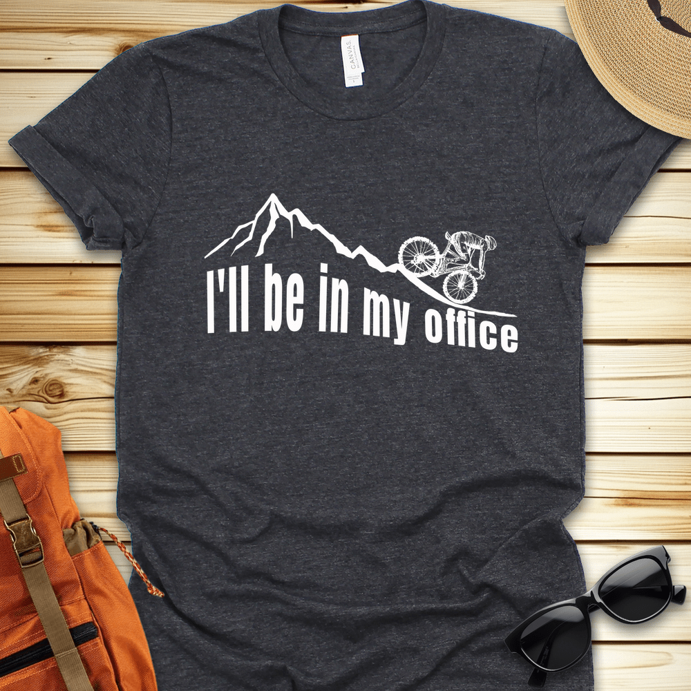 I'll Be In My Office Cyclist Tshirt