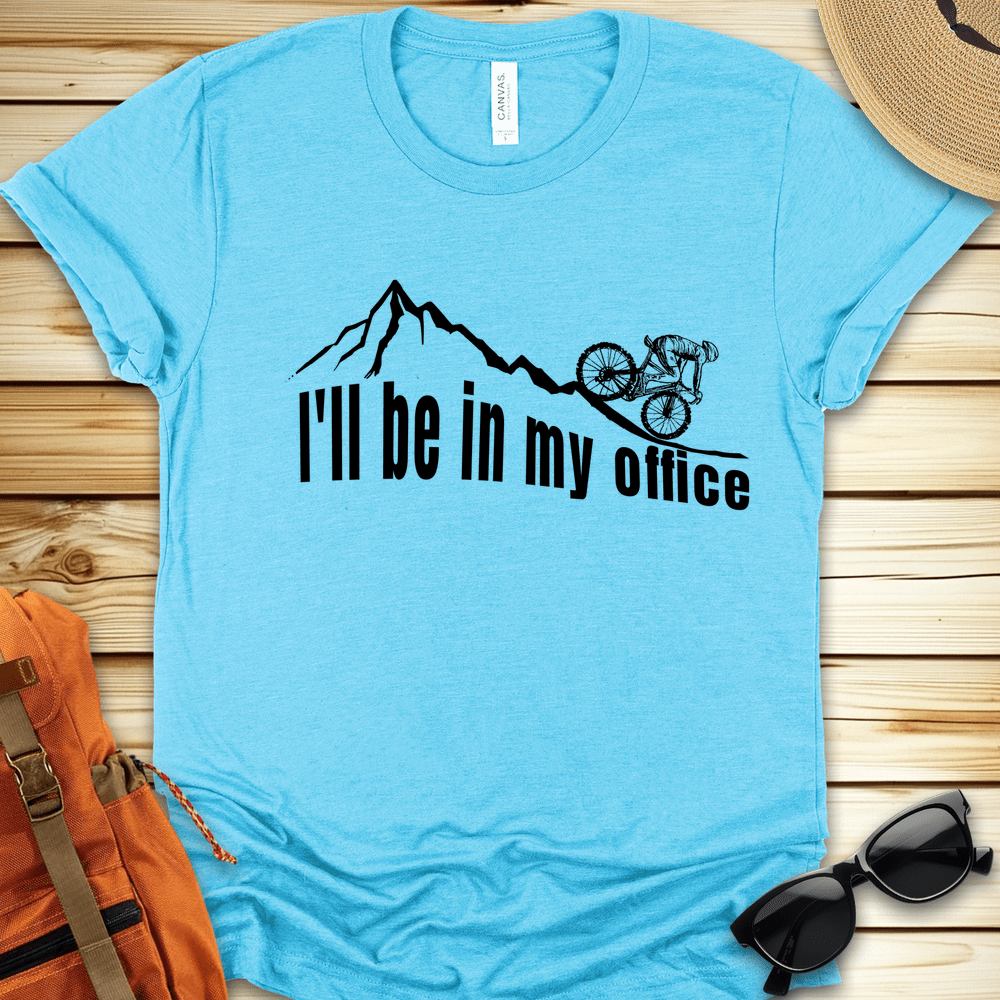 I'll Be In My Office Cyclist Tshirt