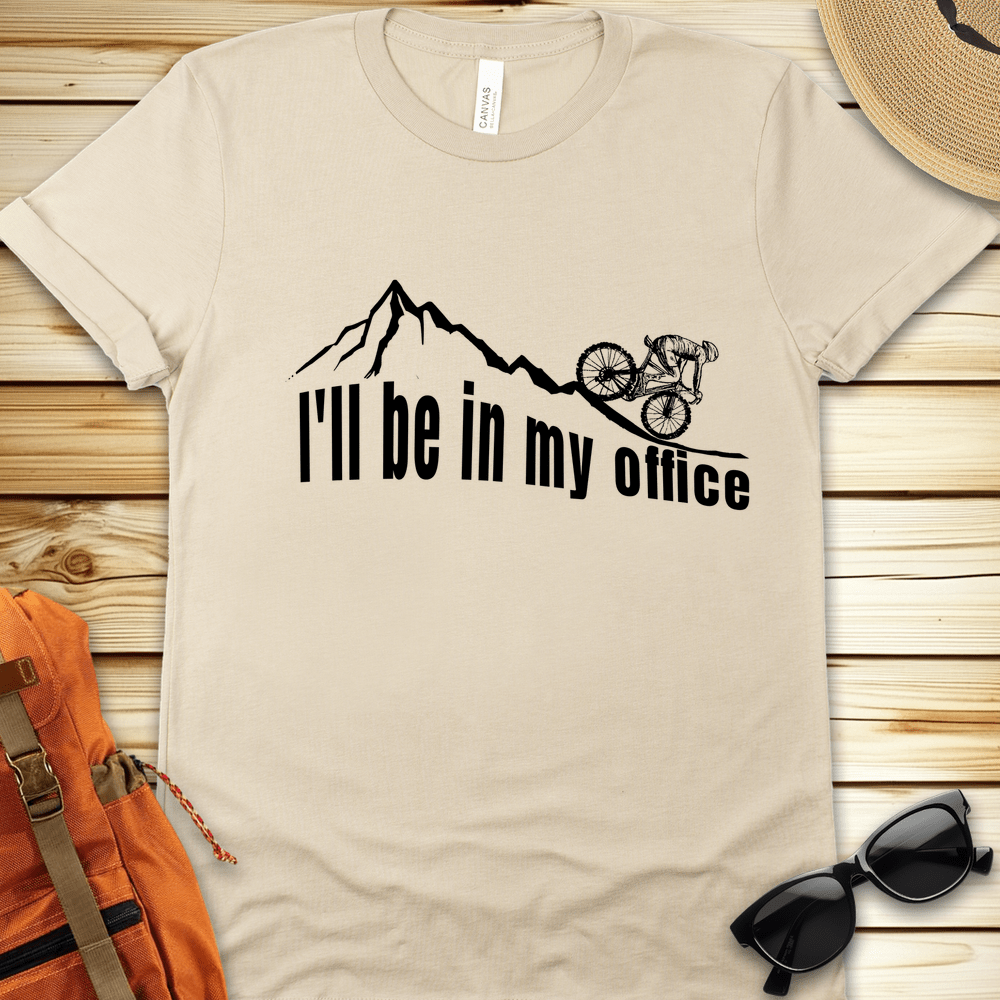 I'll Be In My Office Cyclist Tshirt