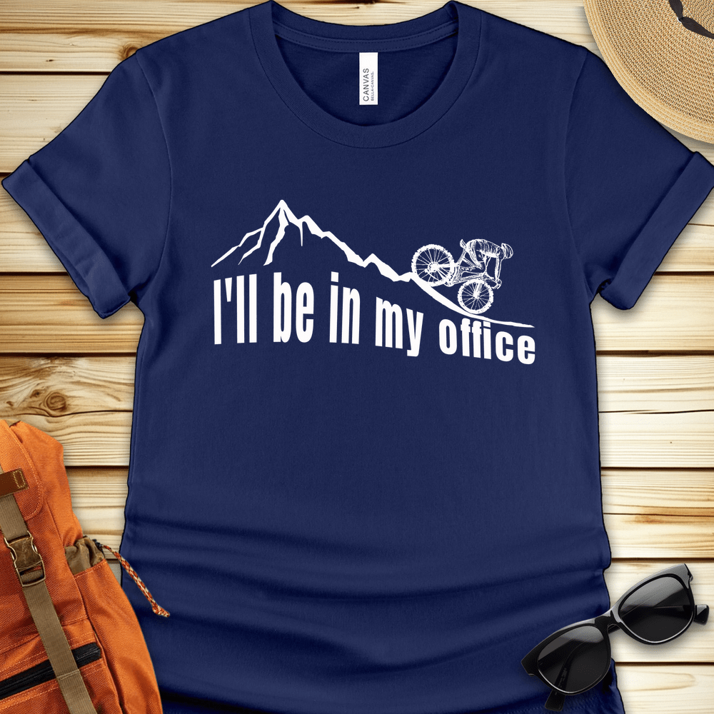 I'll Be In My Office Cyclist Tshirt