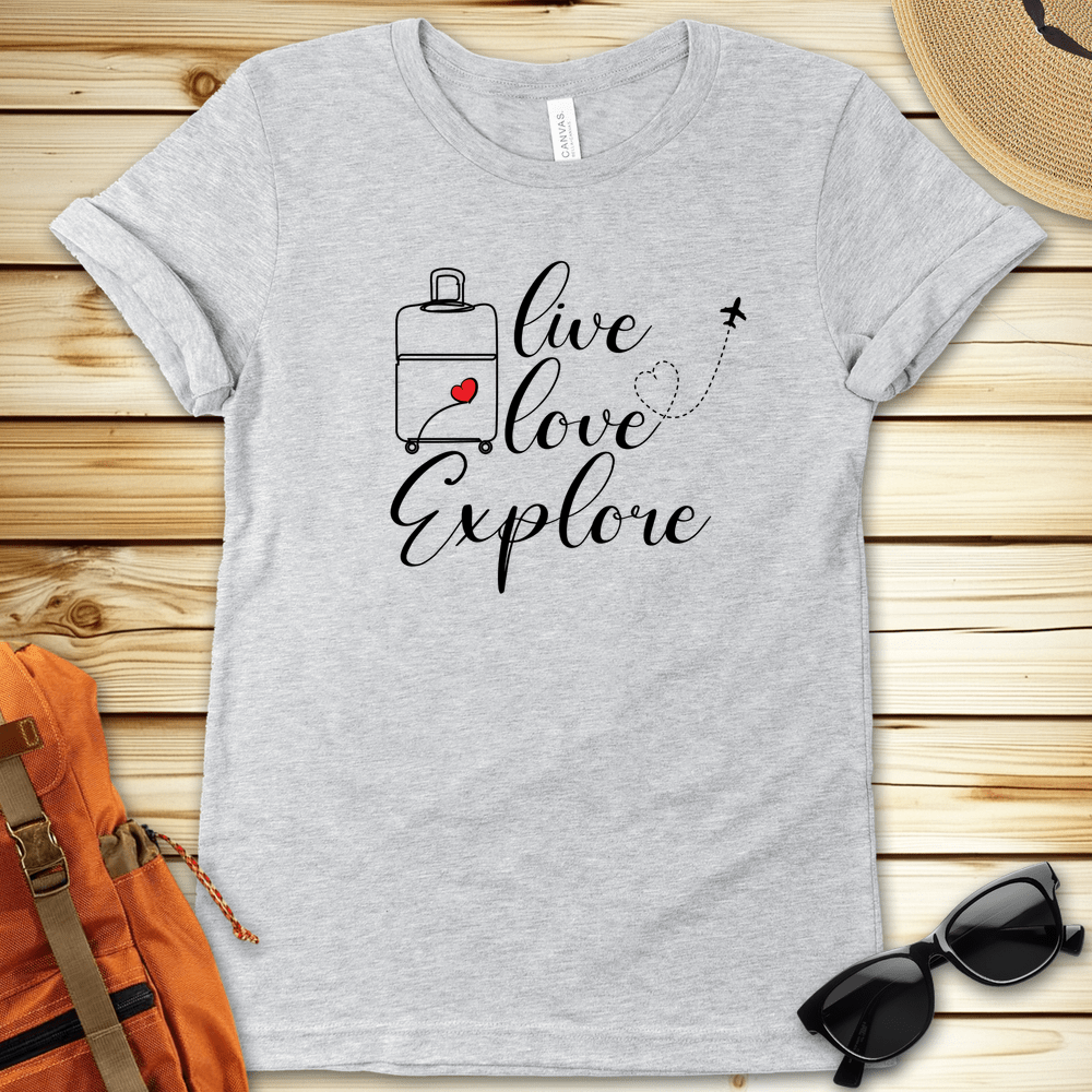 Live Love Explore Tshirt