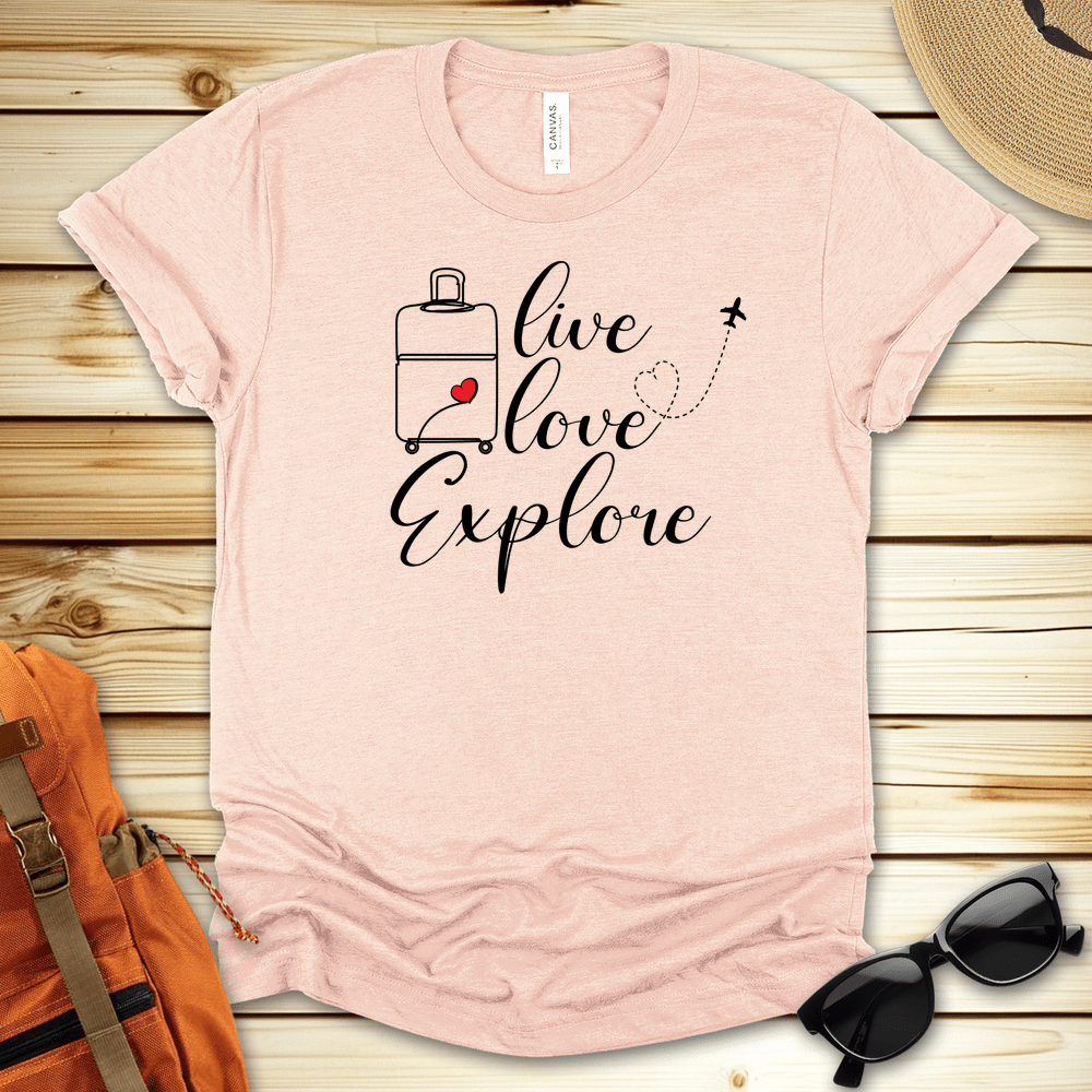 Live Love Explore Tshirt