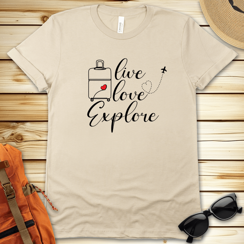 Live Love Explore Tshirt