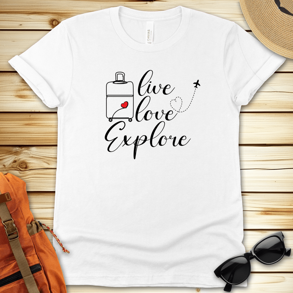 Live Love Explore Tshirt