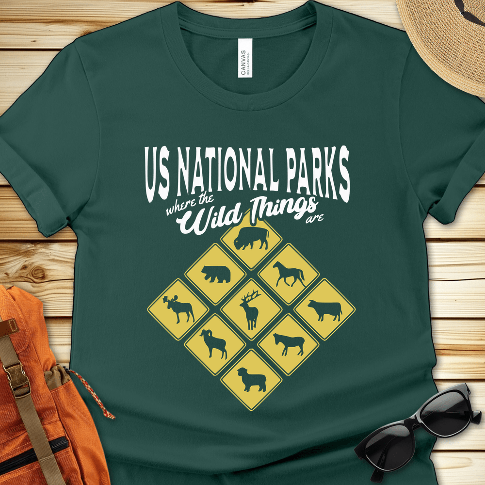 National Parks Wild Things Tshirt