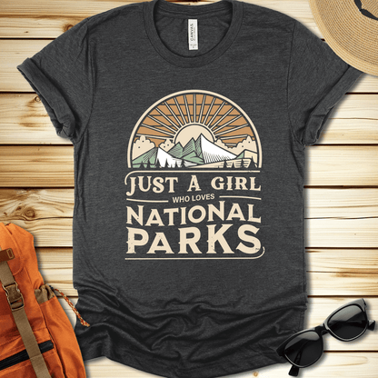 Just A Girl National Parks Tshirts