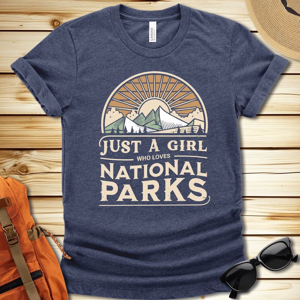 Just A Girl National Parks Tshirts