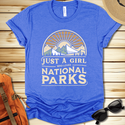 Just A Girl National Parks Tshirts