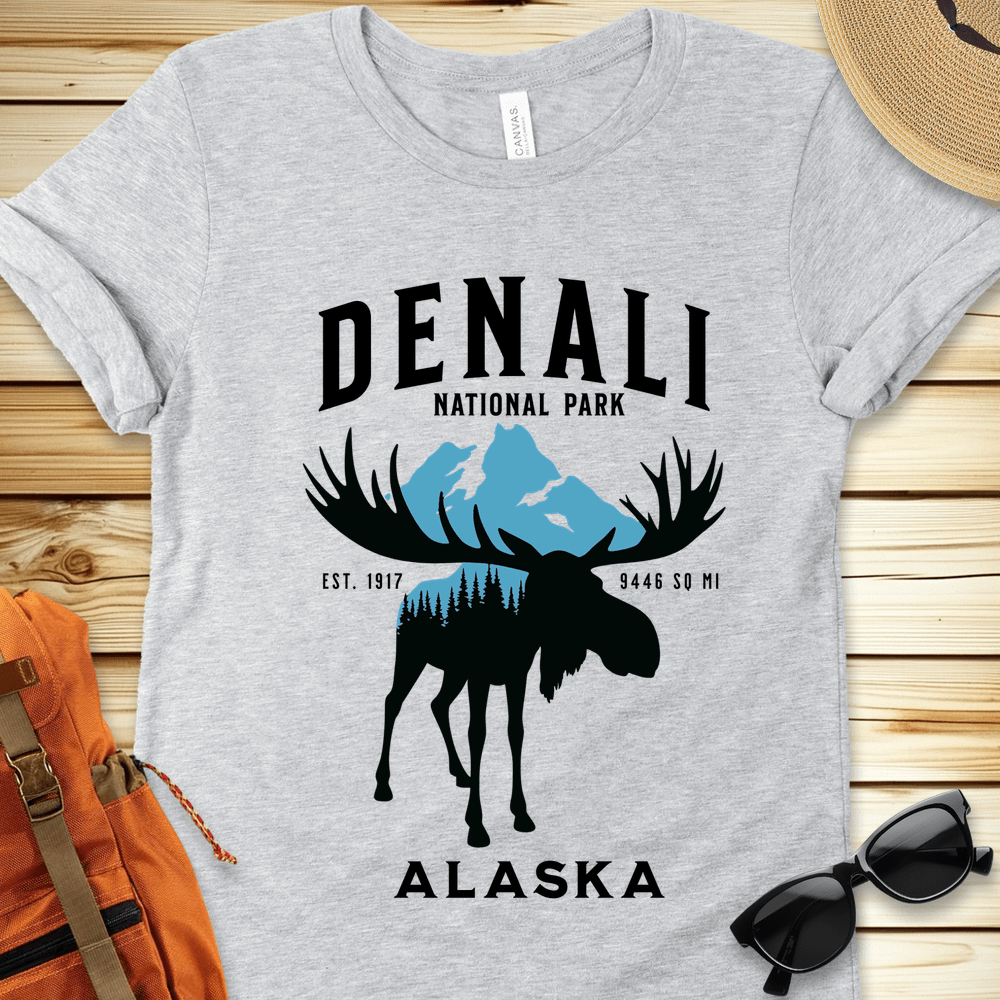 Denali National Park Moose Tshirt