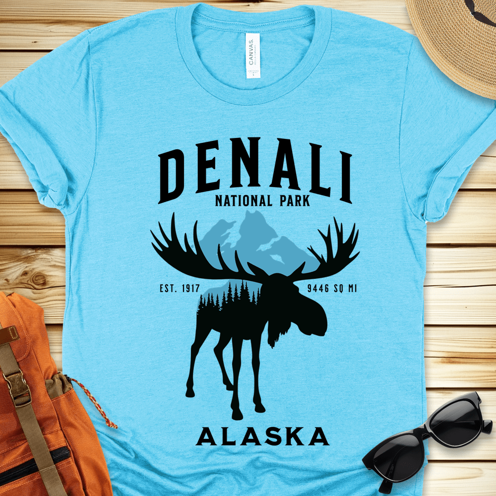 Denali National Park Moose Tshirt